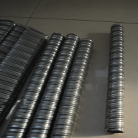 galvanized steel strip flat pipe for prestressed concrete